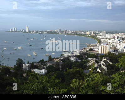 Pattaya beach resort en Thailande Banque D'Images