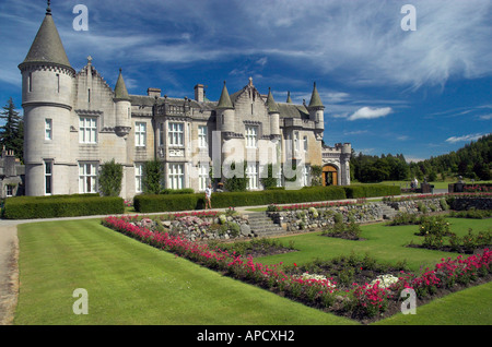 Jardins au château de Balmoral Aberdeenshire Banque D'Images