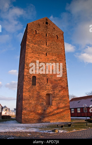 Forteresse de Korsør au coucher du soleil Korsør korsoer Nouvelle-Zélande Danemark Banque D'Images