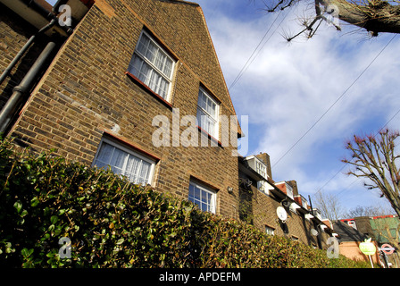 Logement dans générique East Acton London United Kingdom le mercredi 16 janvier 2008 Banque D'Images