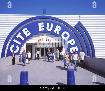 FRANCE NORD/PAS-DE-CALAIS CALAIS CENTRE COMMERCIAL CITÉ EUROPE Banque D'Images