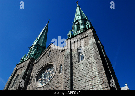 Église Sainte Cecile Dans Villeray salon Ville de Montréal, province de Québec, Canada Banque D'Images