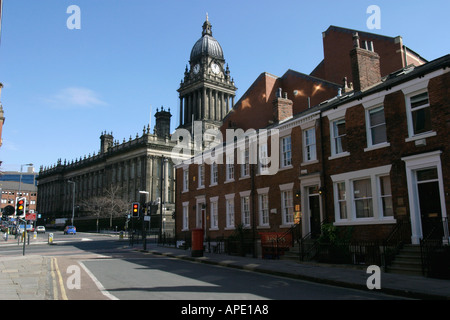 Hôtel de ville de Leeds Park Square Leeds West Yorkshire Angleterre Banque D'Images