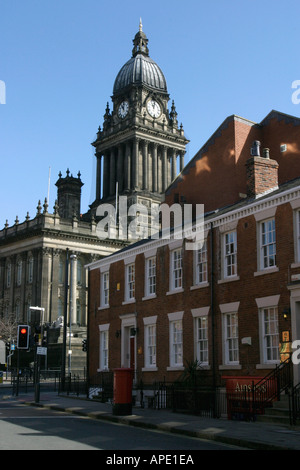 Hôtel de ville de Leeds Park Square Leeds West Yorkshire Angleterre Banque D'Images