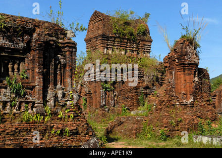 Mon fils Temples Hindous complexe , province de Quang Nam Vietnam Banque D'Images