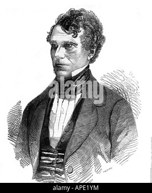 Pierce, Franklin, 23.11.1804 - 8.10.1869, politicien américain (Dém.), 14ème Président américain 1853 - 1857, portrait, gravure de bois, XIXe siècle, , Banque D'Images