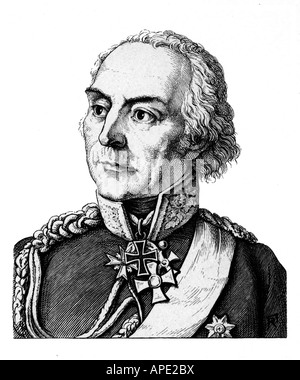 Ludwig Yorck von Wartenburg, count, 26.9.1759 - 4.10.1830, général prussien, portrait, gravure sur acier, 19e siècle, l'artiste n'a pas d'auteur pour être effacé Banque D'Images