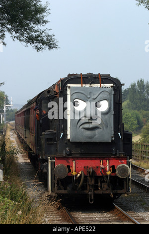 Jour avec Thomas à la Midland Railway Diesel Butterley Banque D'Images