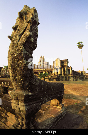 Vue de côté est d'Angkor Wat Banque D'Images