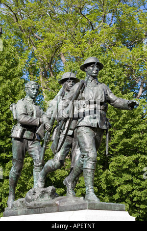 Mémorial de la PREMIÈRE GUERRE MONDIALE, Province House, Charlottetown, Prince Edward Island, Canada Banque D'Images