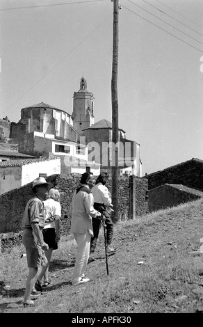 Marcel Duchamp Salvador Dali et Gala à Cadaqués 1958 Banque D'Images