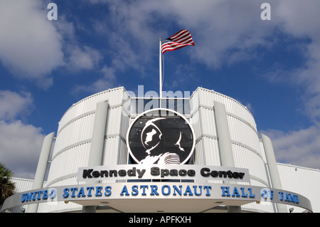 United States Astronaut Hall Of Fame au Centre spatial Kennedy en Floride USA Banque D'Images