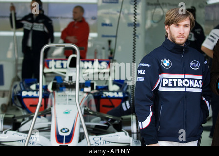 Nick Heidfeld, (GER) de l'équipe de Formule 1 BMW Sauber Banque D'Images