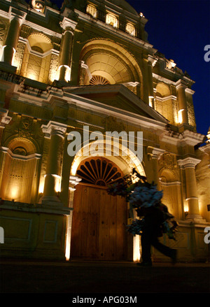 Cathédrale d'Antigua, Guatemala Banque D'Images