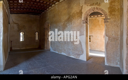 Une photo panoramique de 2 point de l'entrée principale du temple de Fasil ou Fasilades Castle dans le boîtier. Royal Banque D'Images