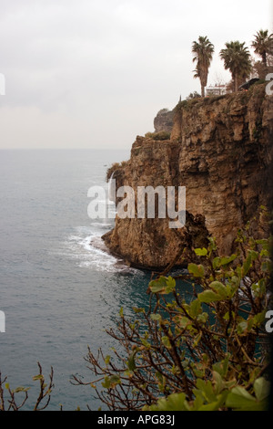 La ligne de côte près de Antalya Banque D'Images