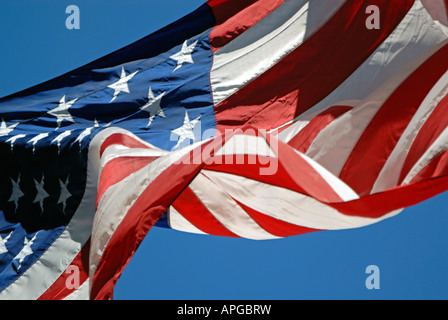 Stars and Stripes close-up Banque D'Images