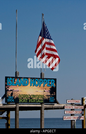 Locations touristiques et historiques de cedar key floride Banque D'Images