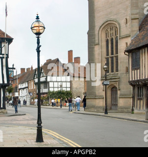 Chapelle de la Guilde, Stratford sur Avon Warwickshire Angleterre UK Banque D'Images