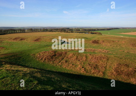 Badbury Rings est une commune dans l'est de Dorset, Angleterre Royaume-Uni gb Banque D'Images