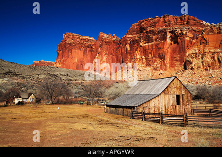 Gifford House and Barn Capitol Reef National Park Southern Utah USA Banque D'Images