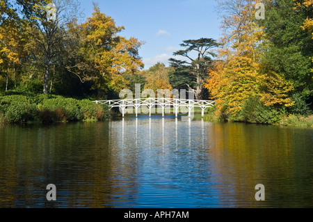 Chinese Bridge à Painshill Park Cobham Surrey England UK Banque D'Images