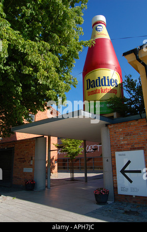 L'entrée du musée moderne d'art contemporain et le Musée suédois d'architechture sur l'île de Skeppsholmen, Suède Banque D'Images