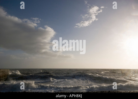 Manche de tempête de vent de tempête de grêle Banque D'Images