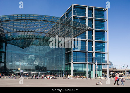 Allemagne, Berlin, Friedrichshain, Ostbahnhof (gare centrale) Banque D'Images