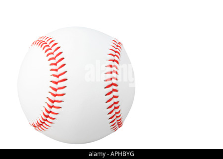 Nouvelle marque de baseball américain sans rayures isolated on white with clipping path Banque D'Images