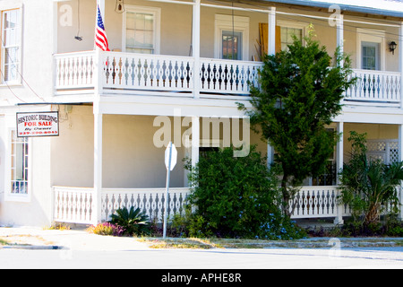 Locations touristiques et historiques de cedar key floride Banque D'Images