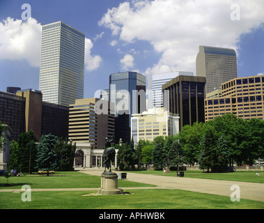 Géographie / voyages, États-Unis, Colorado, Denver, centre civique / parc du centre, horizon, , Banque D'Images