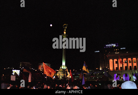 Révolution Orange, Nezaleznosty Maydan, Iouchtchenko, l'Ukraine, l'Ukraine, Kiev, Kiev, 2004, Timoshenko, Ianoukovitch, la démocratie Banque D'Images