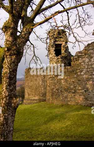 Old Inverlochy Castle, Fort William, Scotland, UK Banque D'Images