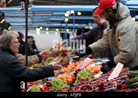 Marché de Hotorget à Stockholm en Suède Banque D'Images