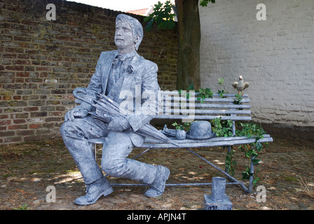 La concurrence statue vivante Thorn Limbourg Pays-Bas Banque D'Images