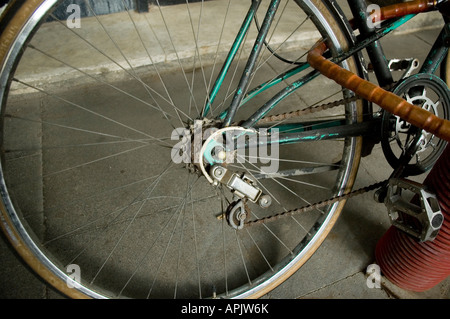 Roue de vélo Banque D'Images