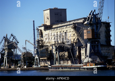 La ville polonaise de Gdansk Pologne Ville Harbour Port Histoire Banque D'Images