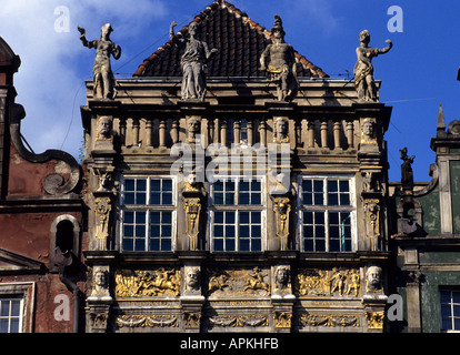 La ville polonaise de Gdansk Pologne Ville Harbour Port Histoire Banque D'Images