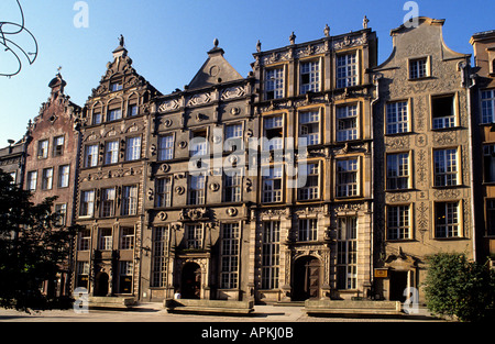 La ville polonaise de Gdansk Pologne Ville Harbour Port Histoire Banque D'Images
