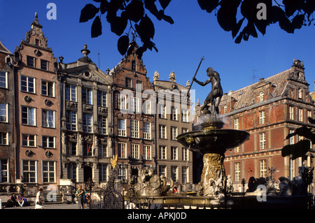 La ville polonaise de Gdansk Pologne Ville Harbour Port Histoire Banque D'Images