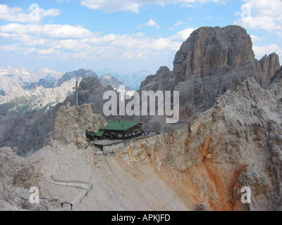 Dolomites Italie Via Ferrata Banque D'Images