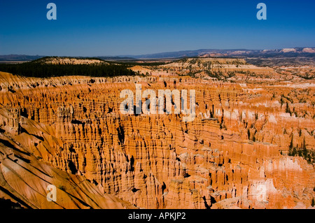 Bryce Canyon National Park Amphitheater et Hoodoos de Bryce Point ville silencieuse Banque D'Images