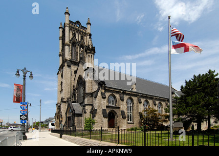 Historique Trinity Lutheran Church centre-ville de Detroit au Michigan Banque D'Images