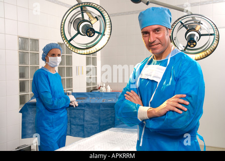 Les médecins de salle d'opération Banque D'Images