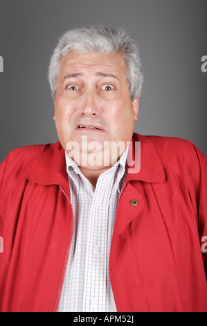 Portrait d'un homme, d'expressions Banque D'Images