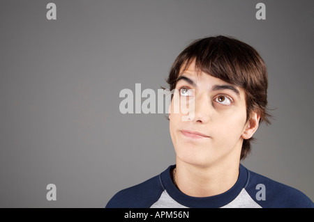 Teenage boy, portrait Banque D'Images