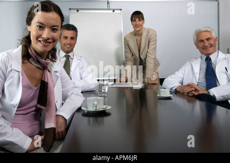 Réunion du conseil des gestionnaires de l'hôpital Banque D'Images