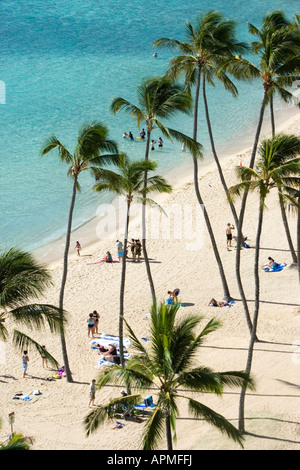 Hanuama Bay Beach Oahu Hawaii USA Banque D'Images