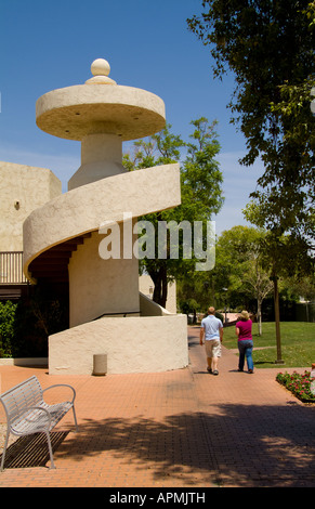 Historique du centre-ville de la vieille ville de Scottsdale Arizona USA avec de nombreuses attractions touristiques Musée Galerie Bentley Banque D'Images